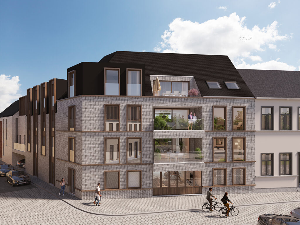 Rvs Bouwgroep De Passerelle 2023 Nieuwbouw Wetteren Voorgevel